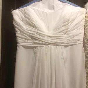 White one shoulder dress